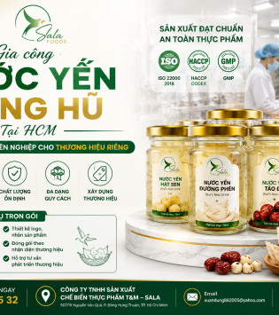 Gia Công Nước Yến Đóng Hũ HCM