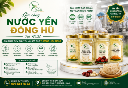 Gia Công Nước Yến Đóng Hũ HCM