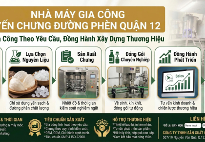 Nhà Máy Gia Công Yến Chưng Đường Phèn Quận 12 