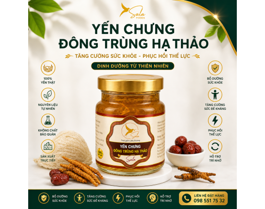 YẾN CHƯNG ĐÔNG TRÙNG HẠ THẢO