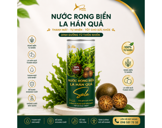 NƯỚC RONG BIỂN LA HÁN QUẢ