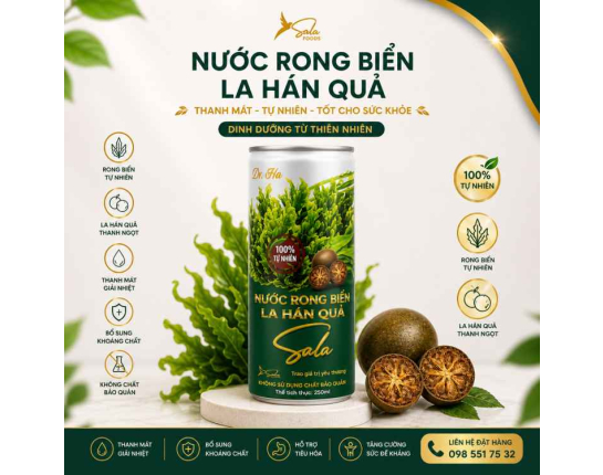 NƯỚC RONG BIỂN LA HÁN QUẢ
