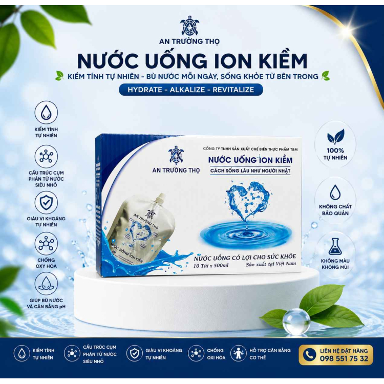  Nước Ion kiềm AN TRƯỜNG THỌ