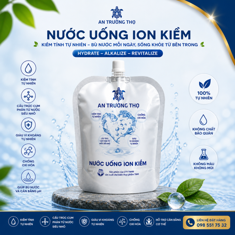  Nước Ion kiềm AN TRƯỜNG THỌ